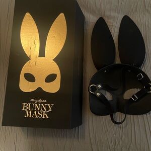 Honey Birdette Faux leather bunny mask